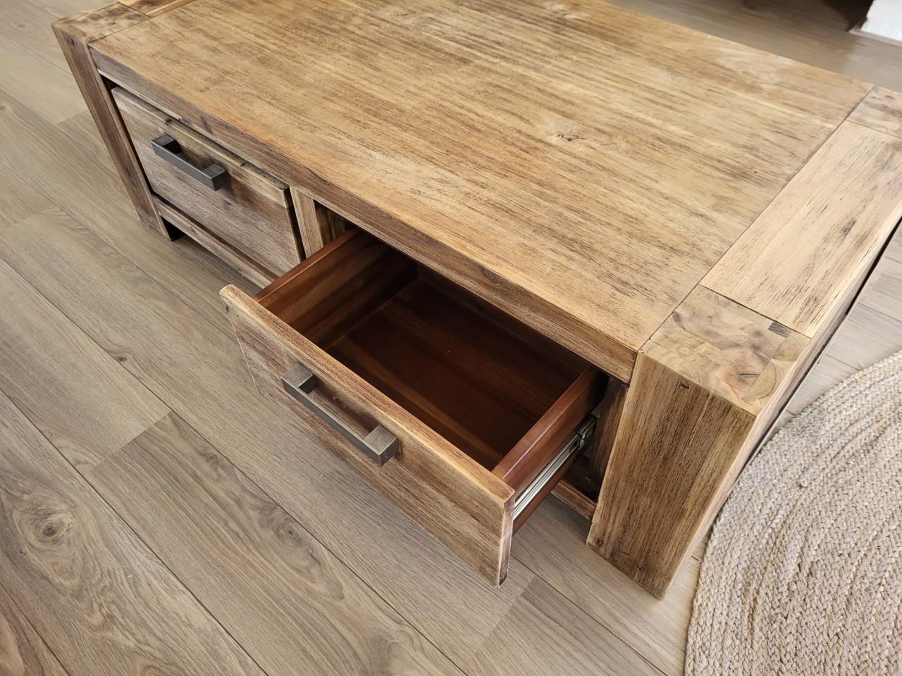 Eettafel en salontafel