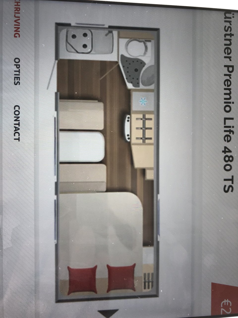 Burstner caravan 480 TS