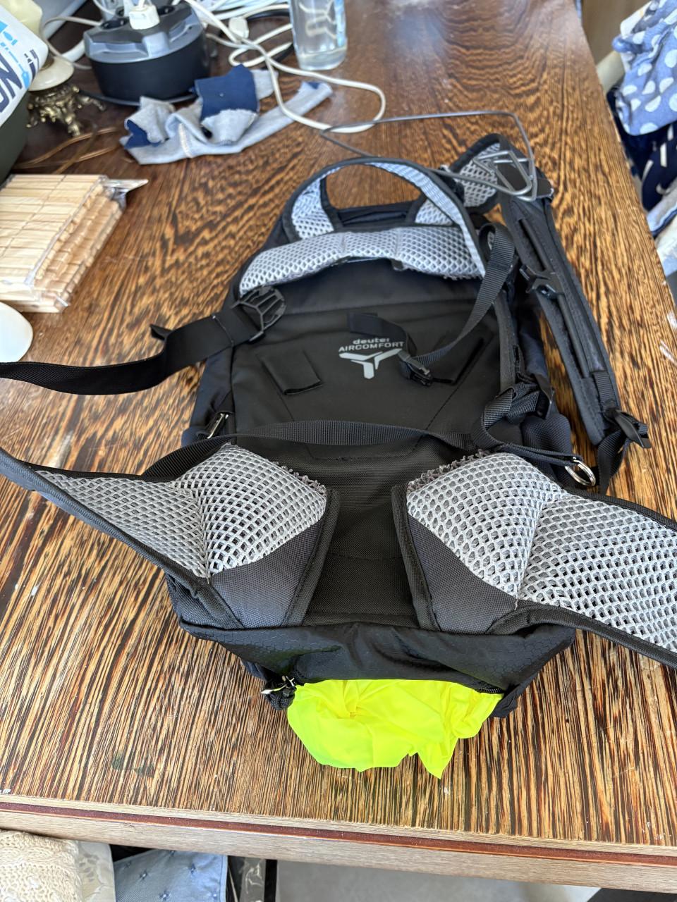 Deuter rugzak met regenhoes