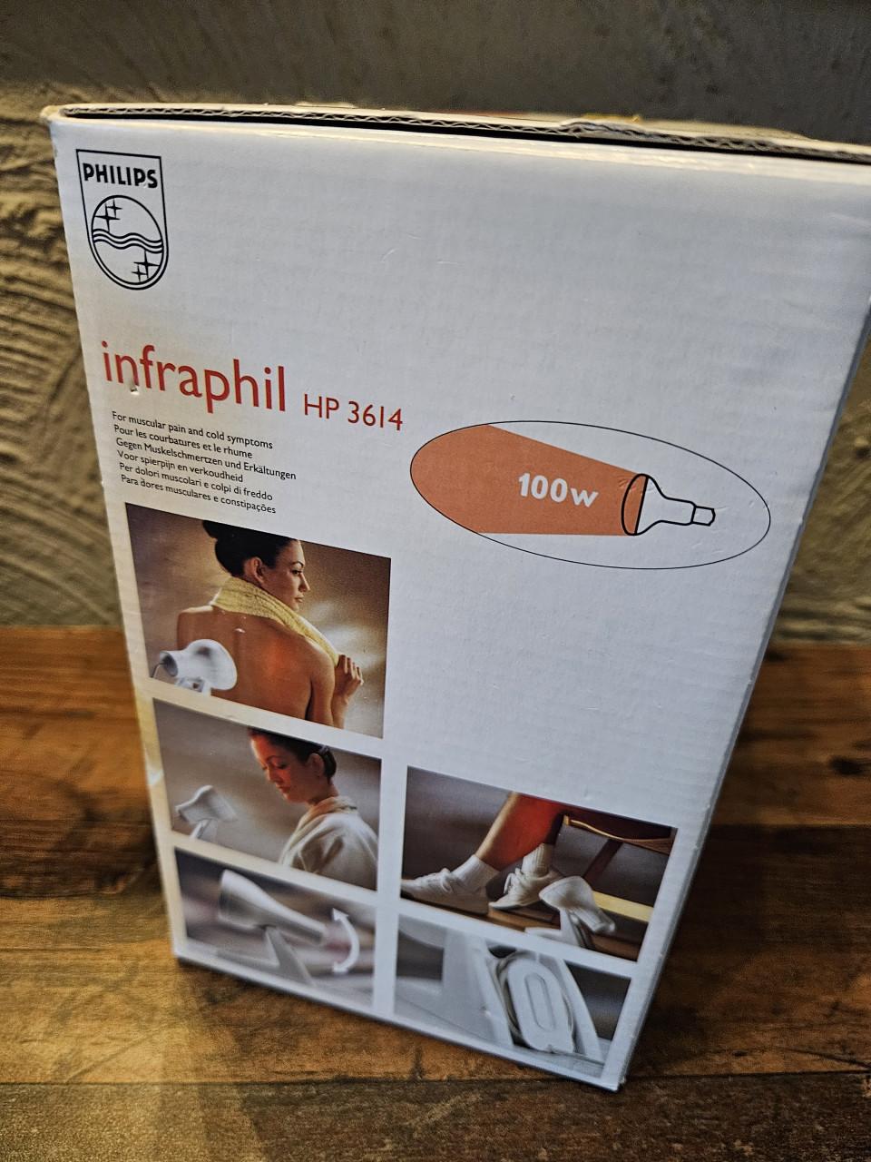 Nieuwe Infraphil HP 3614 Infraroodlamp 100W in doos
