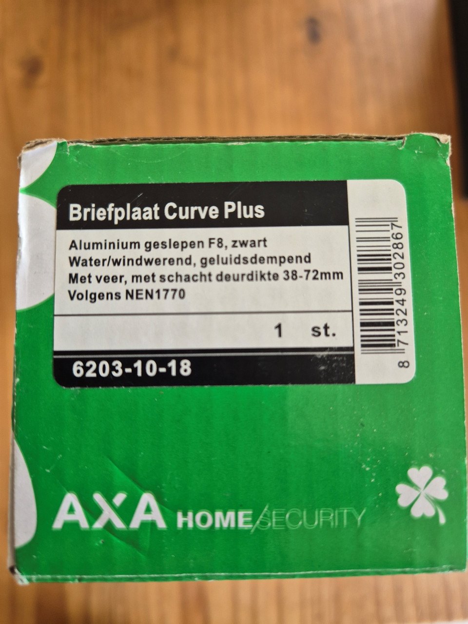 AXA brievenbus set  !! nieuw in doos
