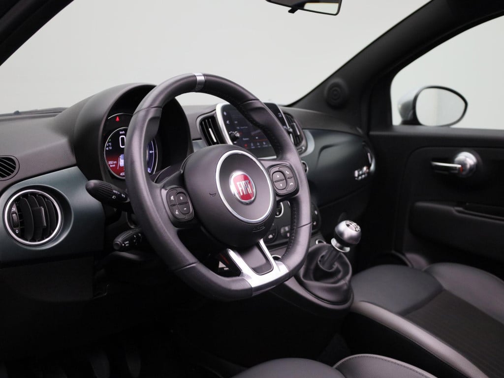 Fiat 500 C 1.0 hybrid rockstar | navigatie | climate control | side-skirts 