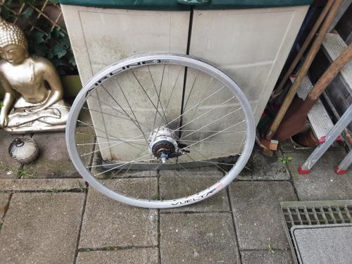 28 inch nexus achterwiel, 7 speed,rollerbrake rem