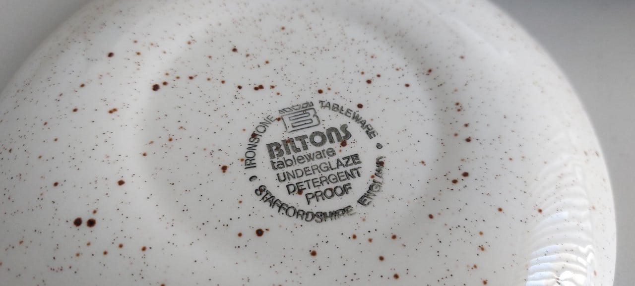 Vintage gebaksborden Biltons Ironstone
