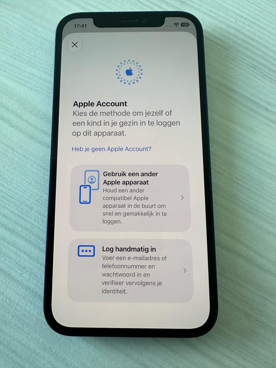 Apple iPhone 12 128GB blauw