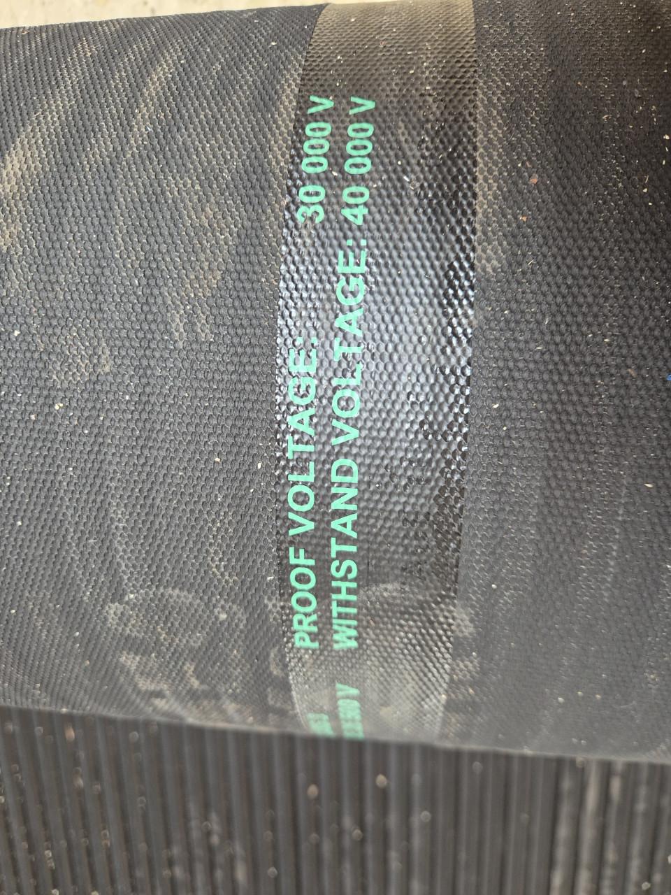 Rubber mat, class 3, elektrisch isolerend