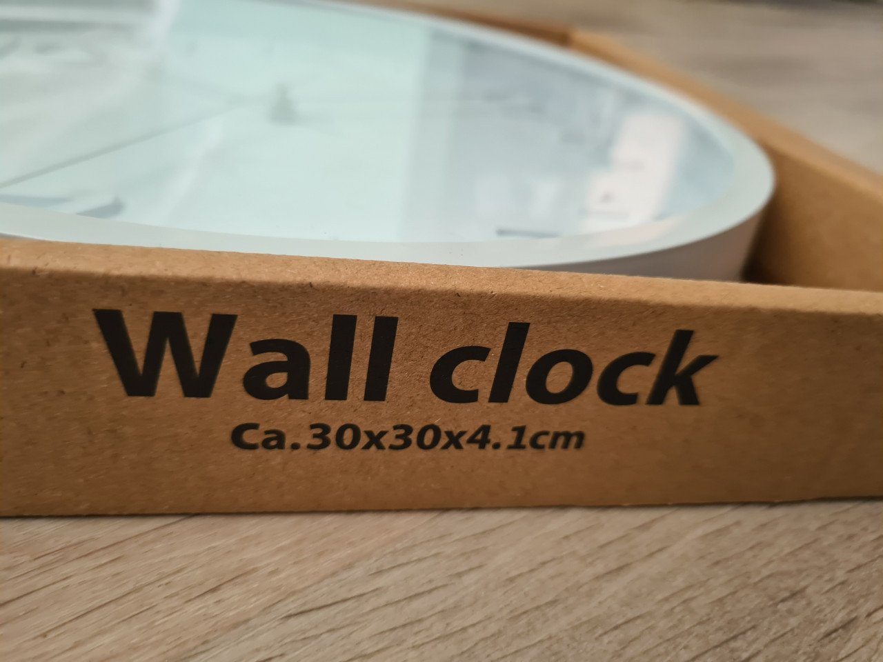 Wandklok wit