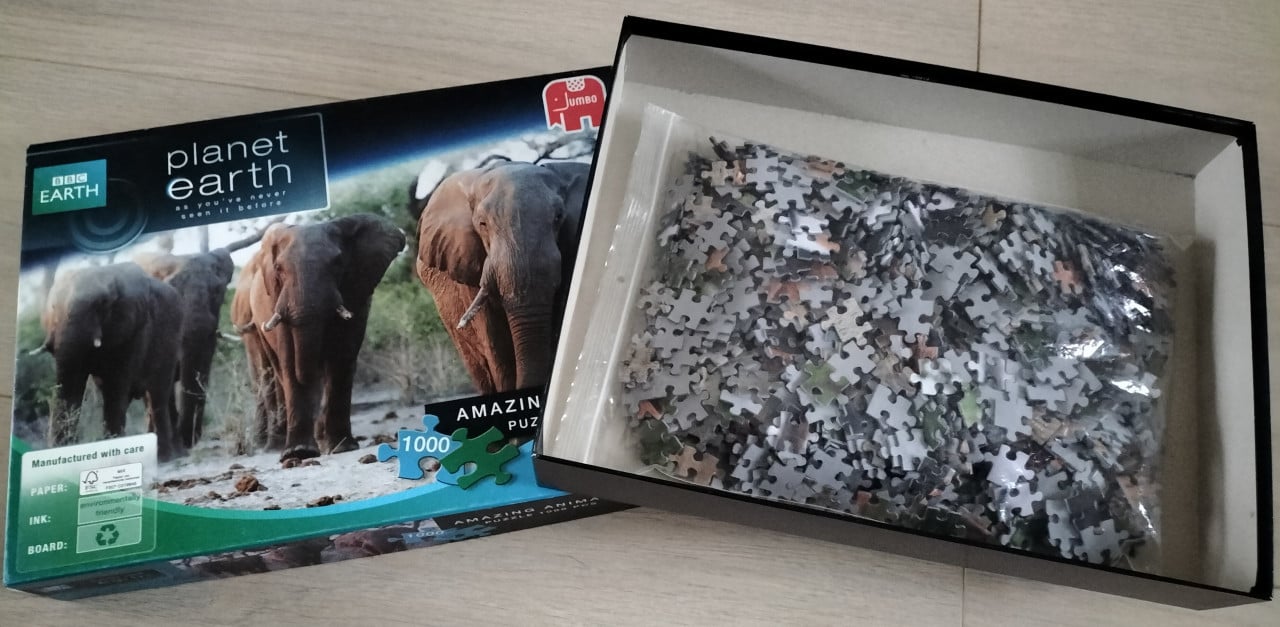 Legpuzzel Amazing Animals - Elephants van Planet Earth