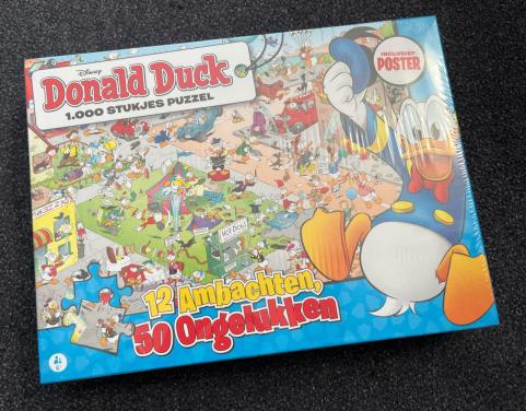Puzzel Donald Duck, nieuw