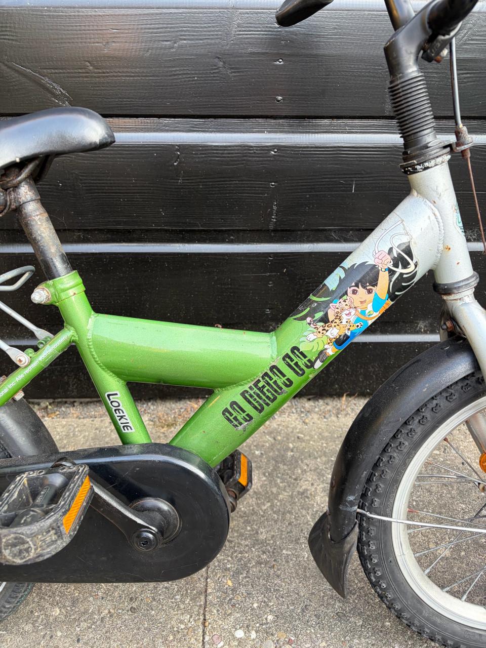 Loekie kinder fiets, 16 inch