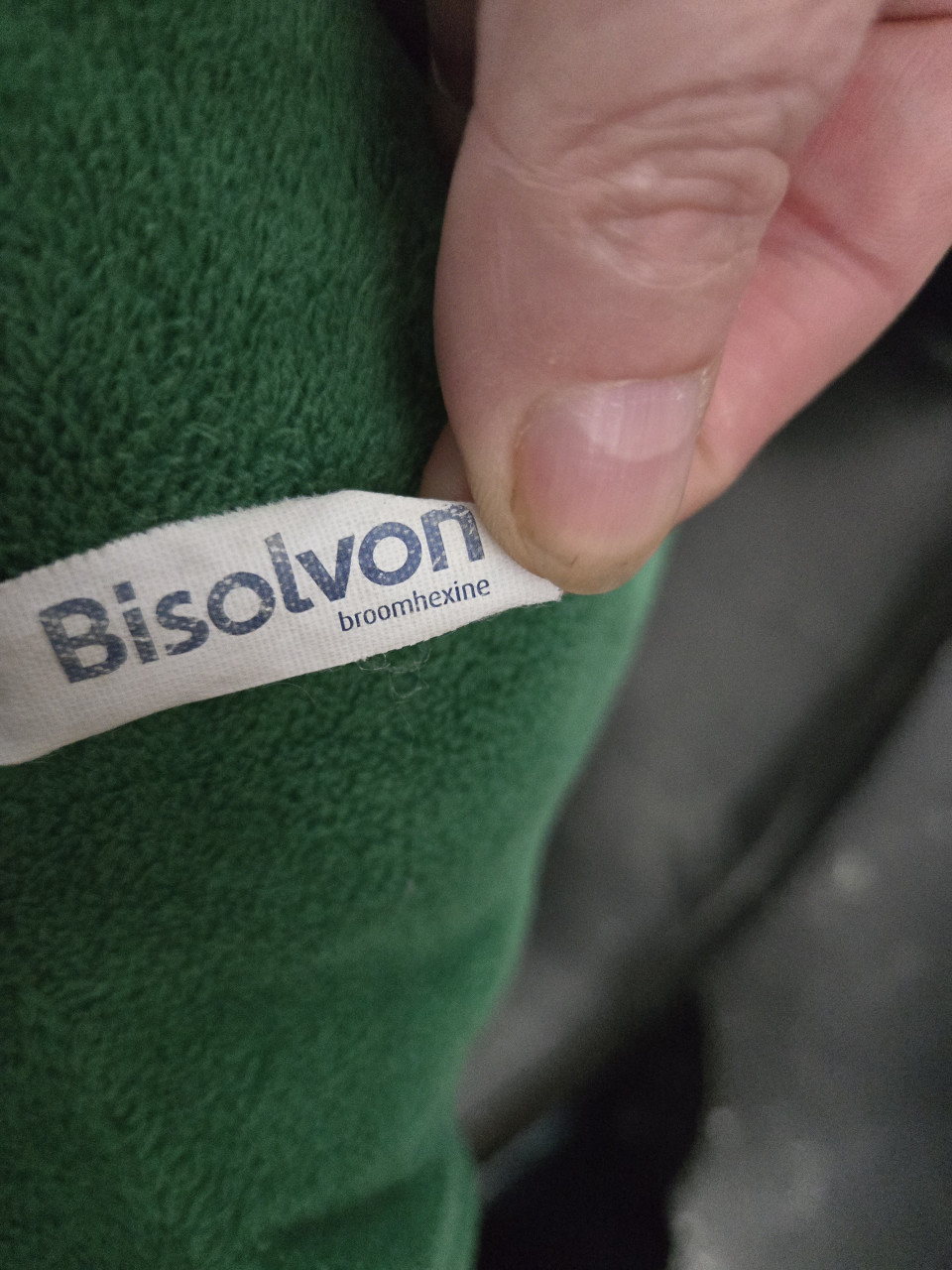 Super knuffel Bisolvon  groen 53 cm