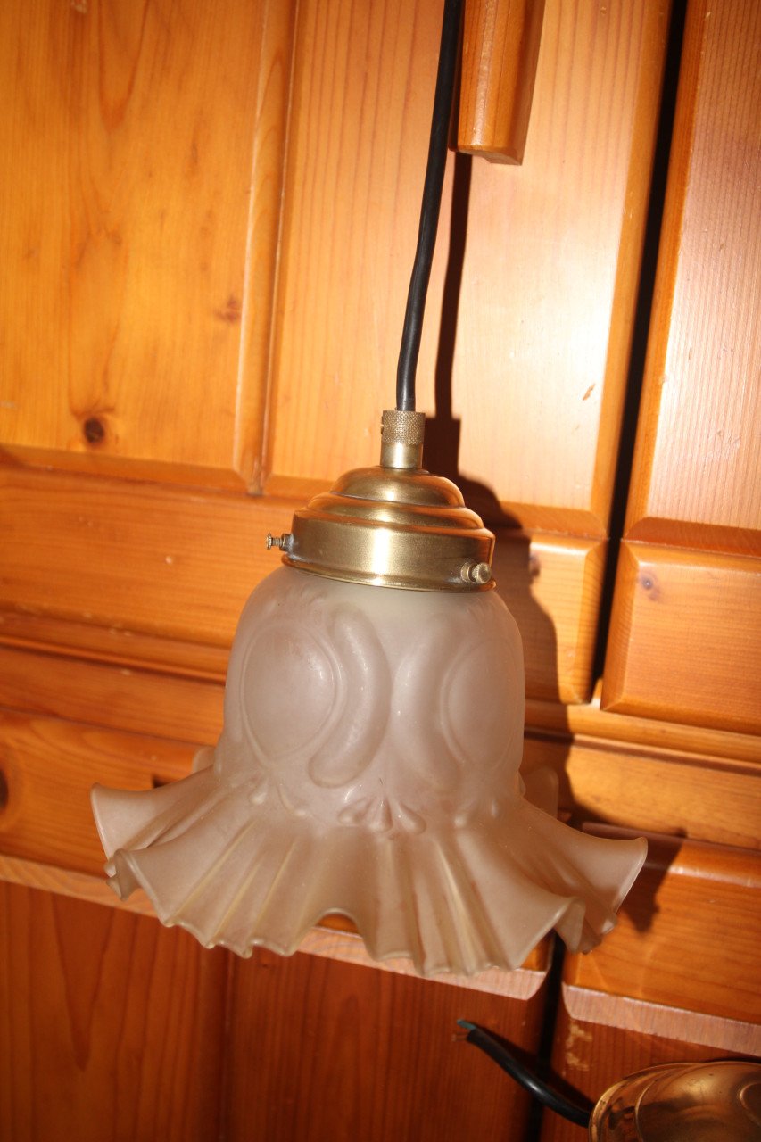 Antieke glazen lampen