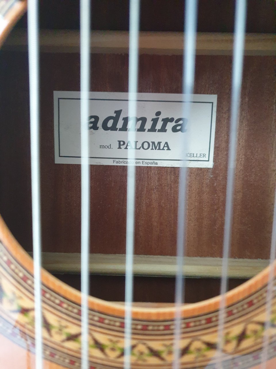 ADMIRA Paloma 4/4/ gitaar perfect voor muziekles NIEUW