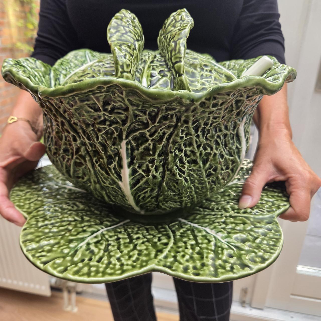 XXL koolterrine met schotel en lepel