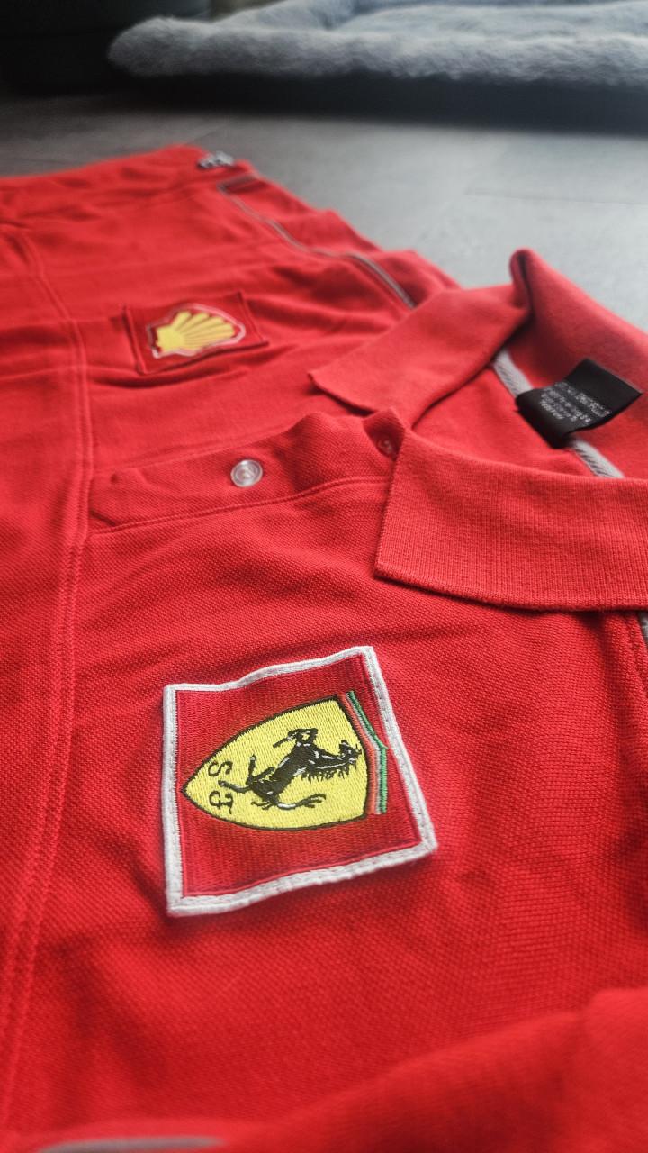 Ferrari polo shirt rood maat XL – officiële licensed – Shell & Magneti