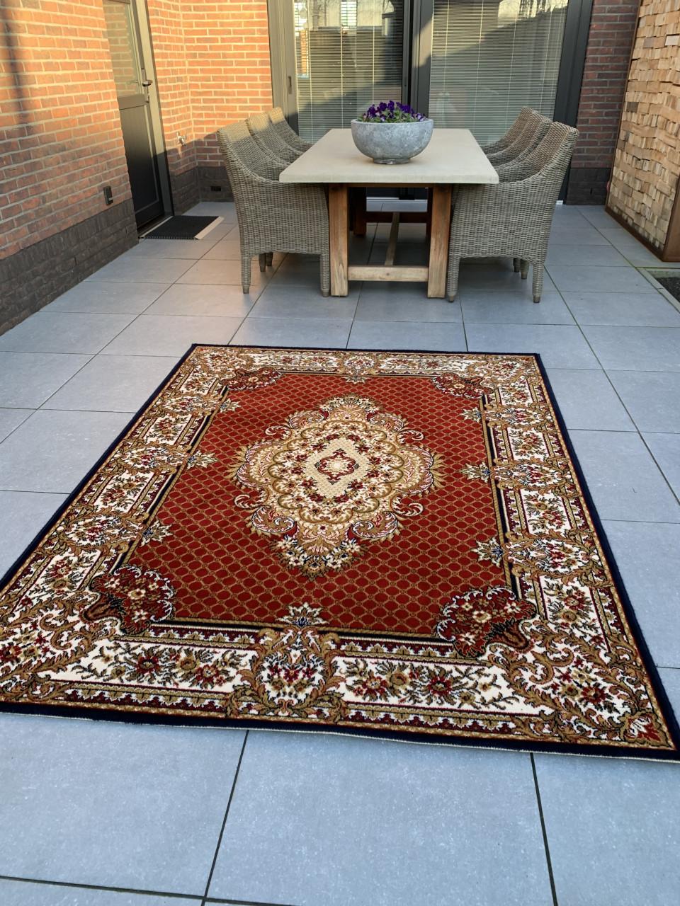 🤎Prachtig Sfeervol NIEUW Vintage Vloerkleed🤎Zuiver Scheerwol🤎230 bij 170