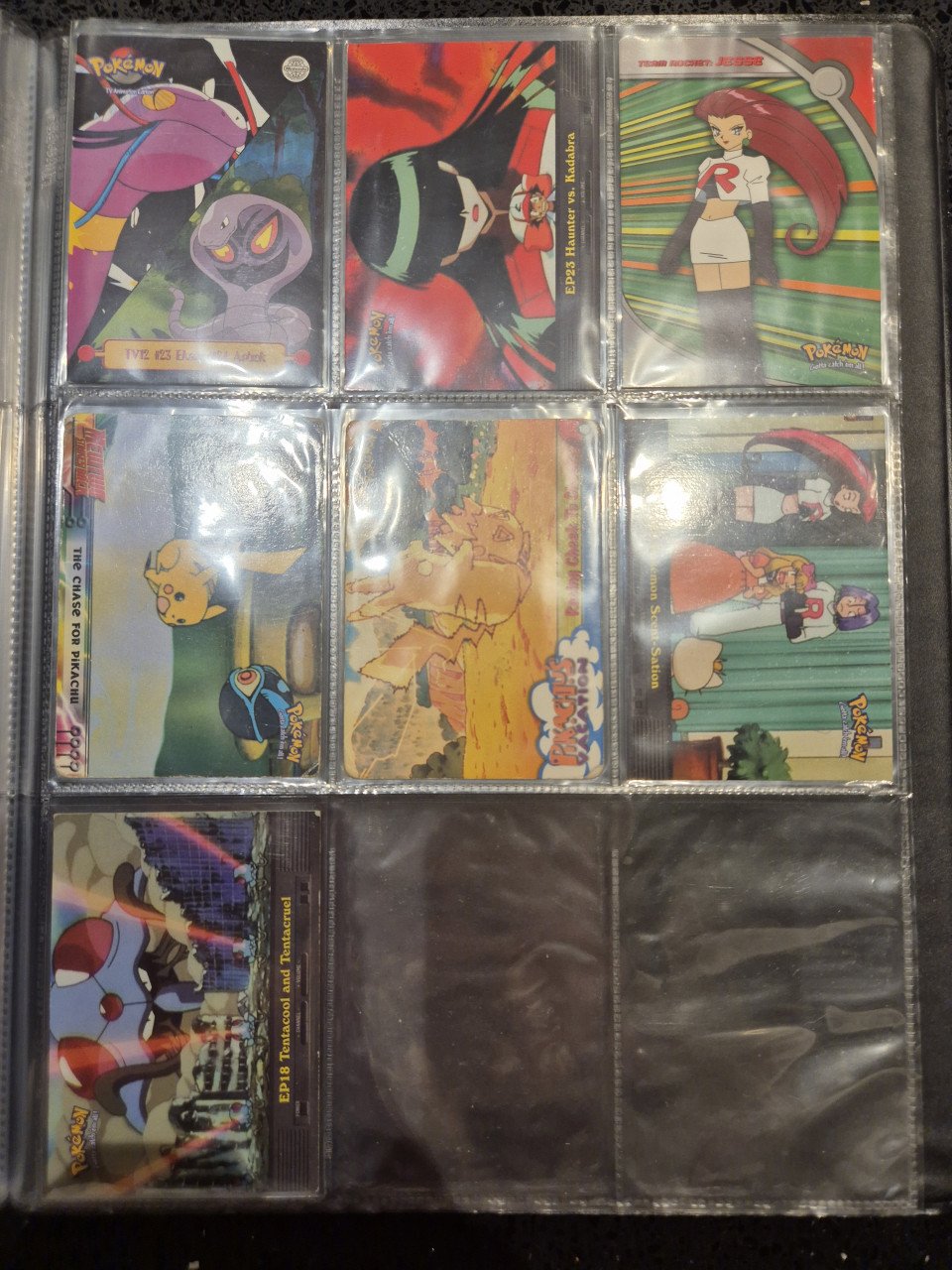 Oude pokemon verzameling 1999