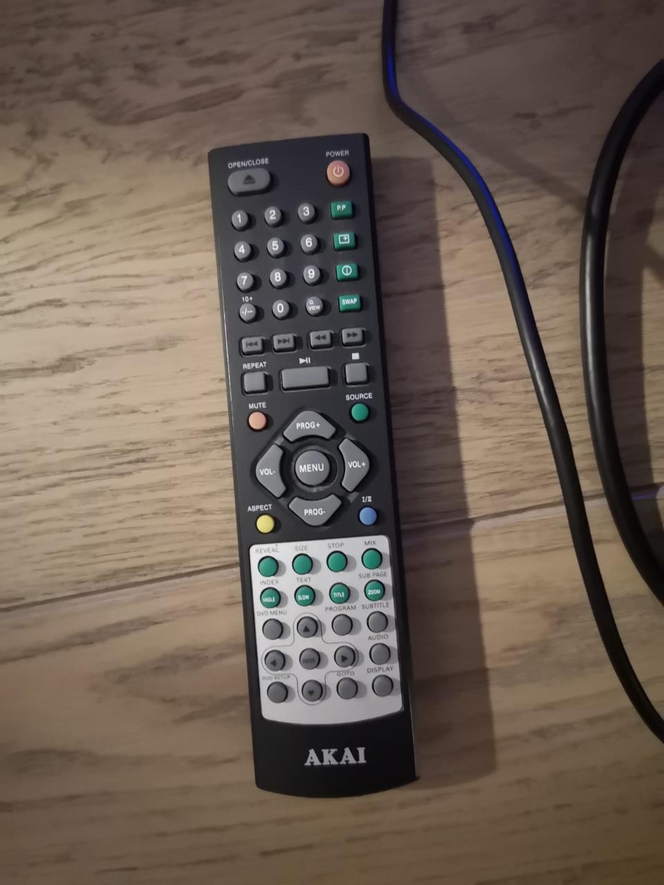 TV/DVD combinatie Akai lcd 22 inch/55cm