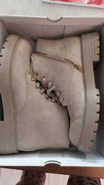 Hoge beige boots 39