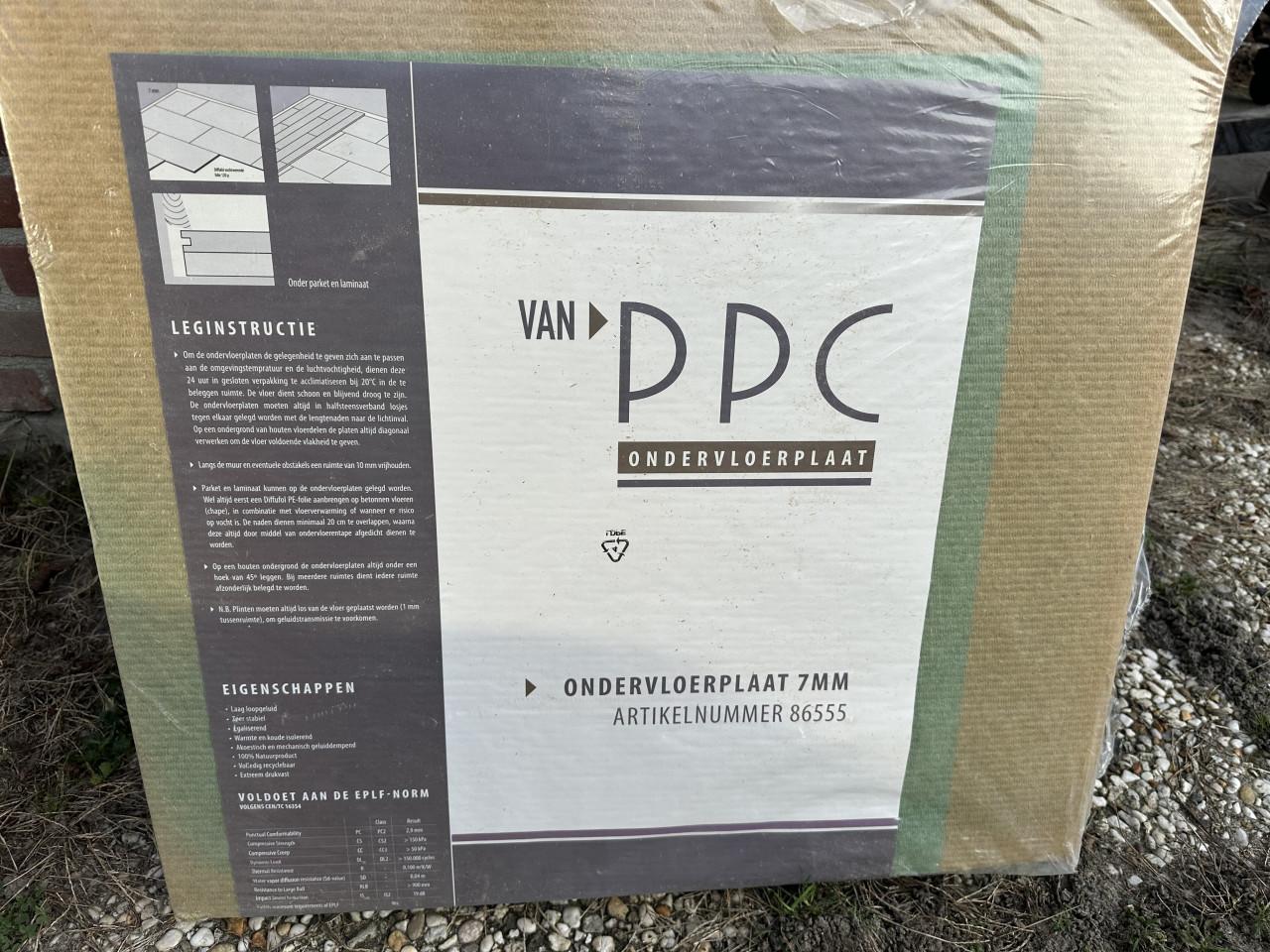 Laminaat 10m2 + ondervloer gratis afhalen