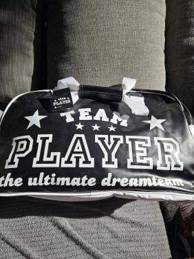 Team Player Sporttas - Zwart/Wit nog nieuw