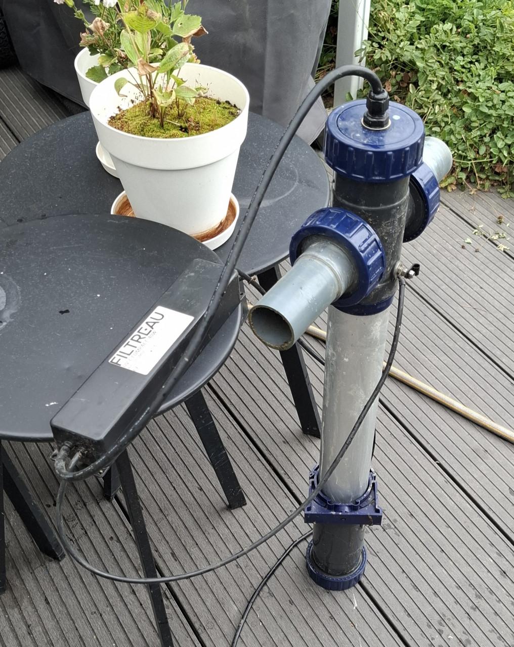Uvlamp vijver