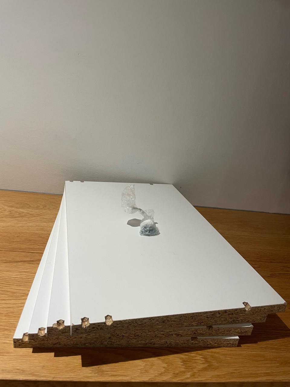 4 4 Ikea planken Utrusta 60 x 37 cm wit