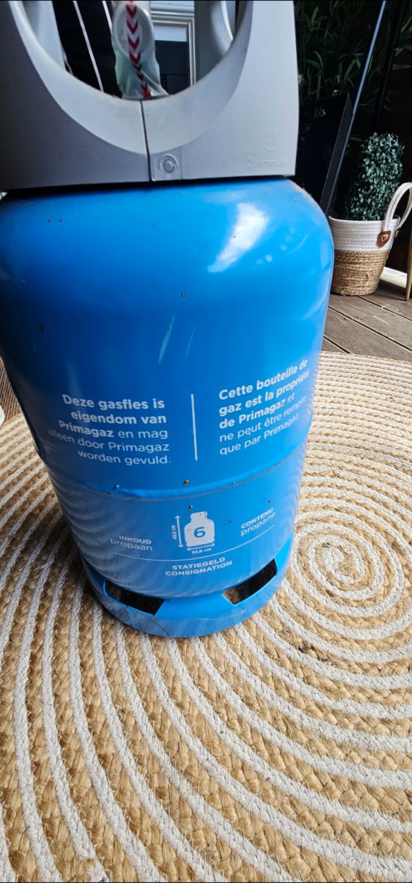 Gasfles campinggasten nieuw propaan 6kg light