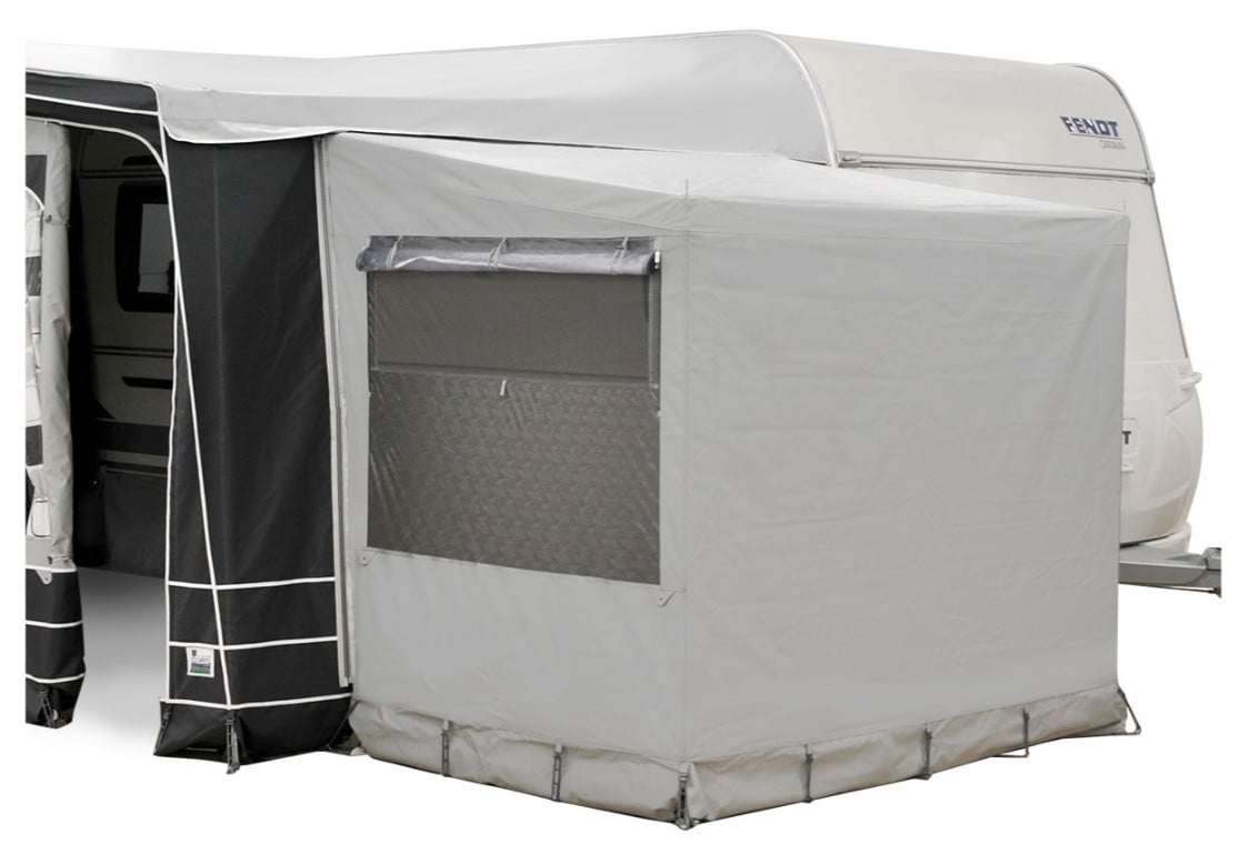 Caravan voortent aanbouw Hypercamp TenCate erker