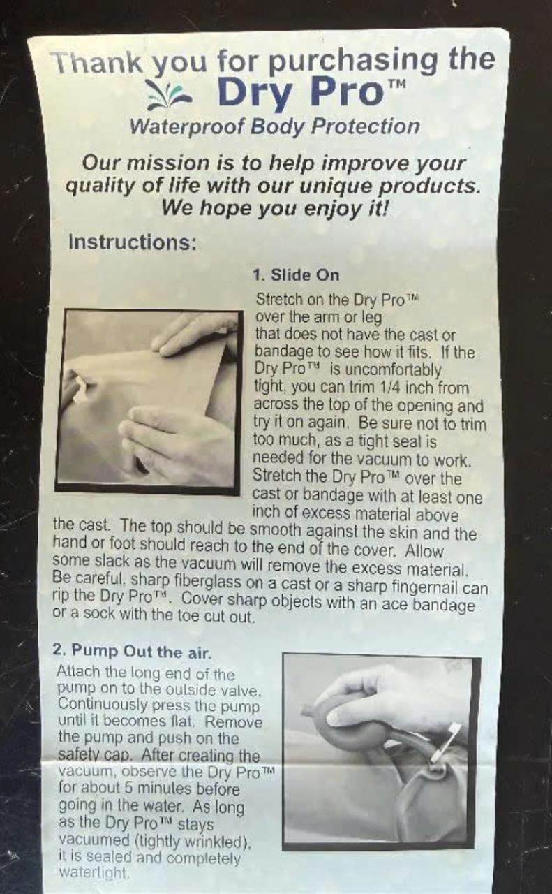 DRY PRO waterdichte armbescherming L.