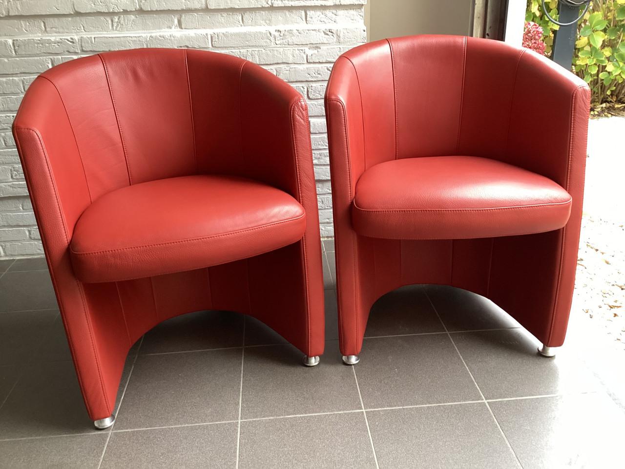 Rolf Benz stoelfauteuils(4 stuks)RB7300(topstaat