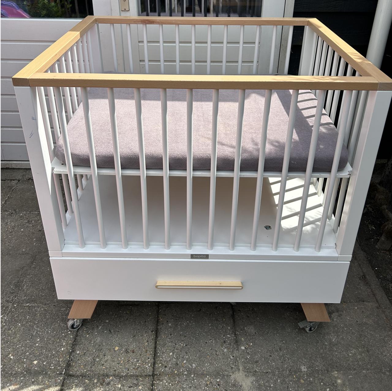 Bopita box met lade op zwenkwielen