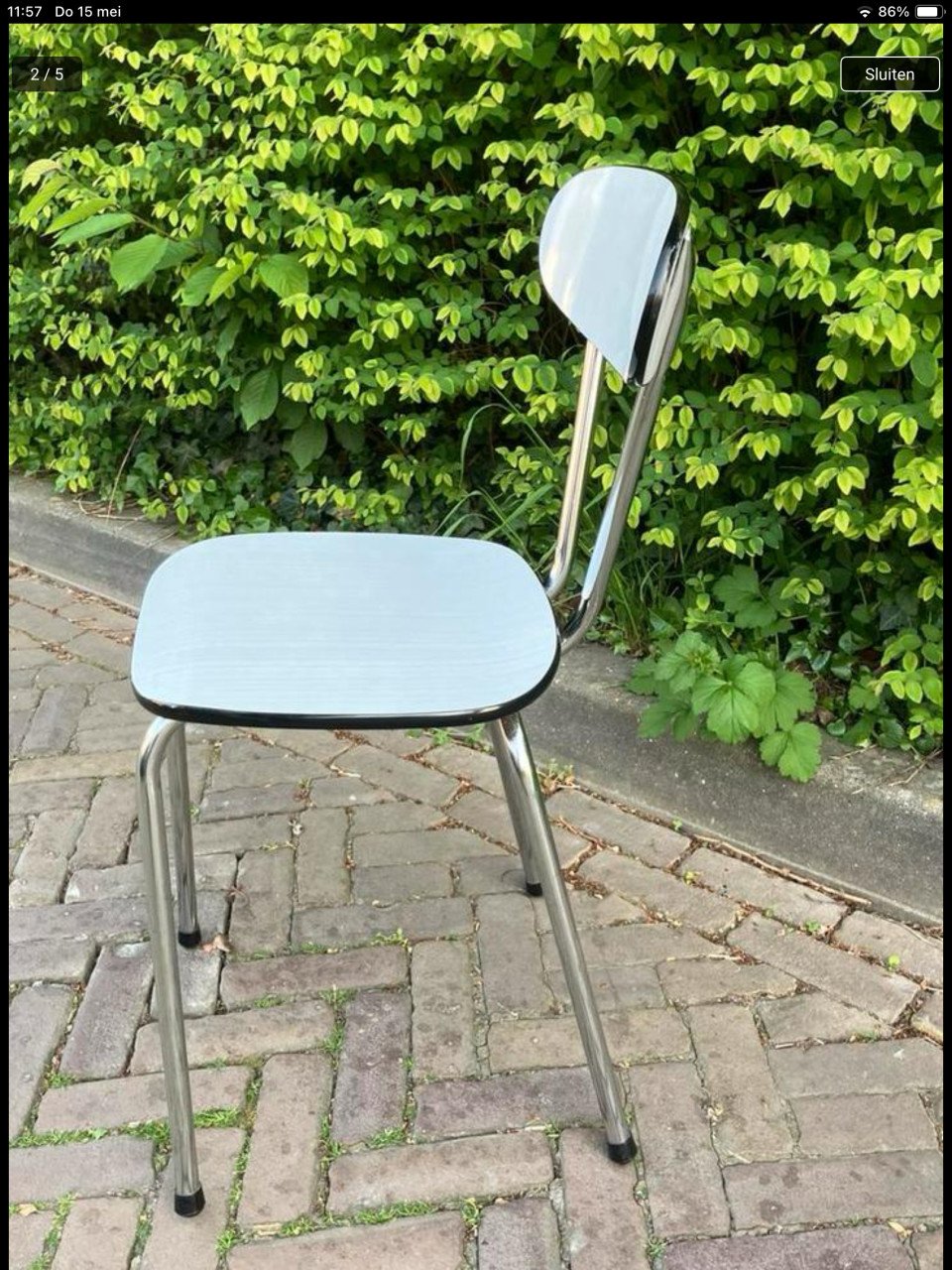 Vintage keukenstoel