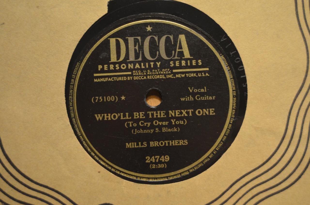 78 rpm Mills Brothers jaren '40 en '50 héél veel stuks. (4)