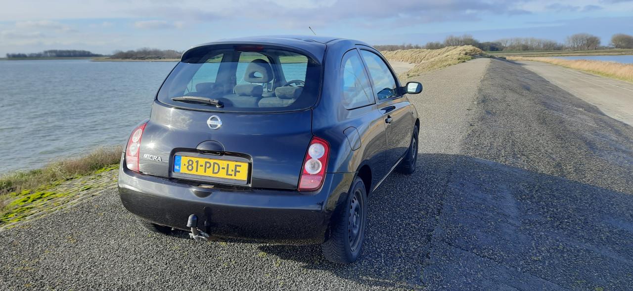 Nissan Micra 1.2 80PK Apk 2027 Airco,Stuurbr,CV,Ond Boekje Zwart metallic