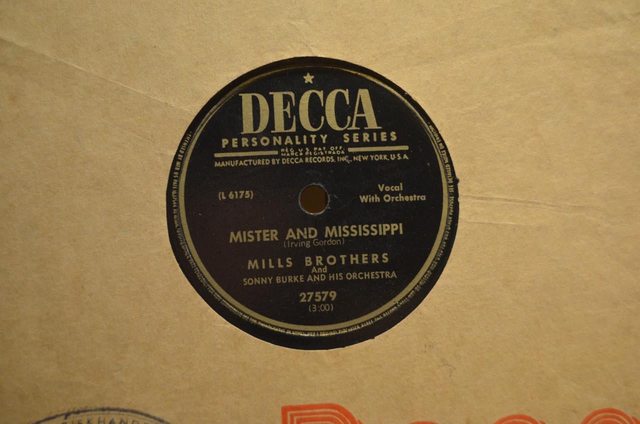 78 rpm Mills Brothers jaren '40 en '50 héél veel stuks.
