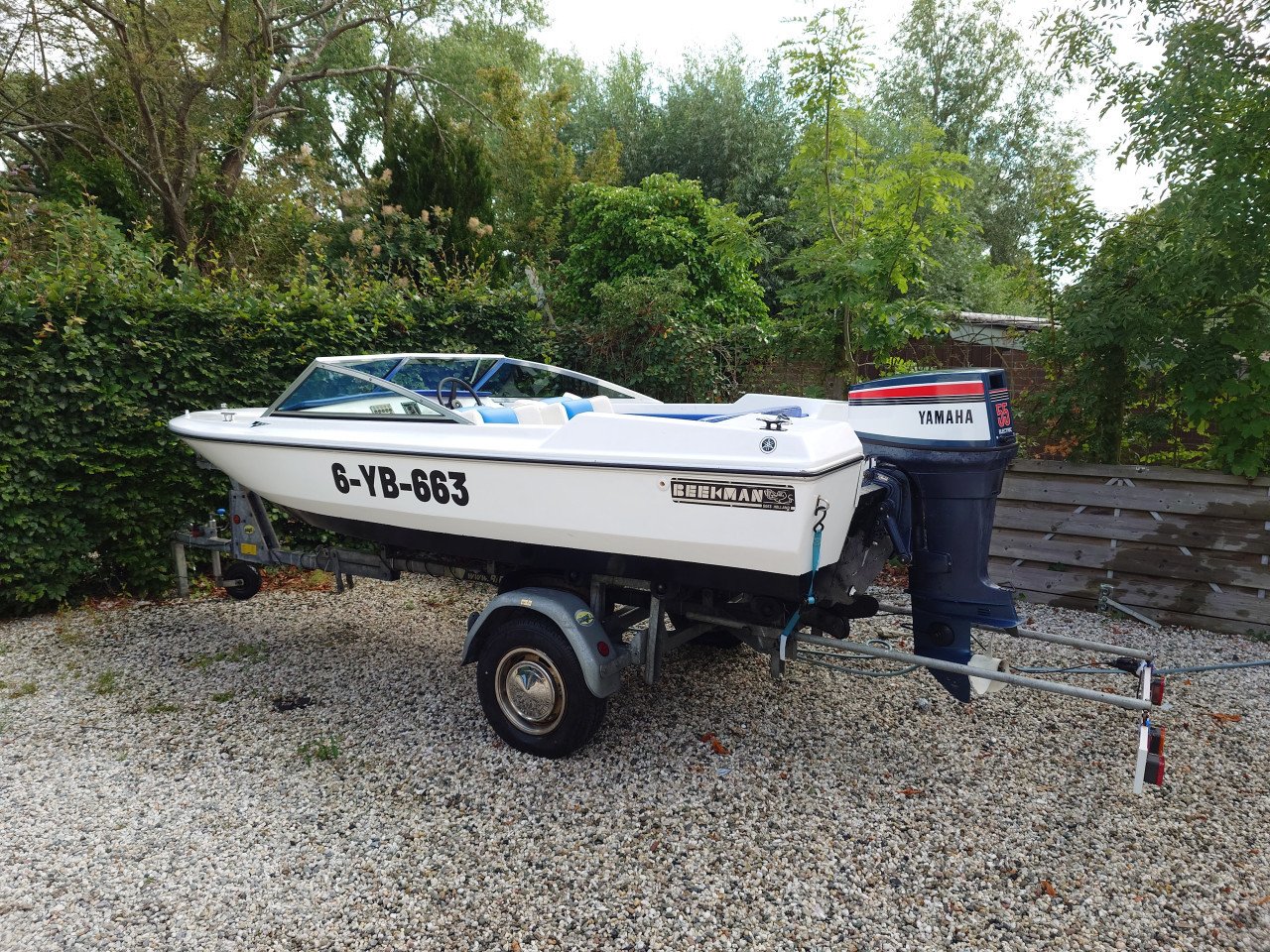 Beekman Ultra 450 met Riba Trailer, 55 PK motor en toebehoren