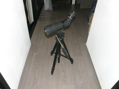 Gullmann statief met Bresser kijker