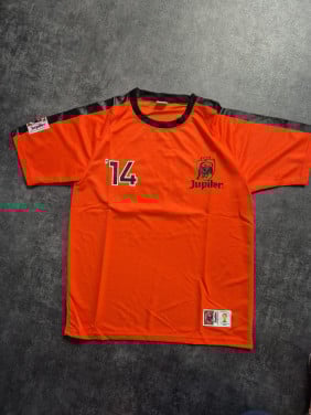 Oranje tshirt voetbal