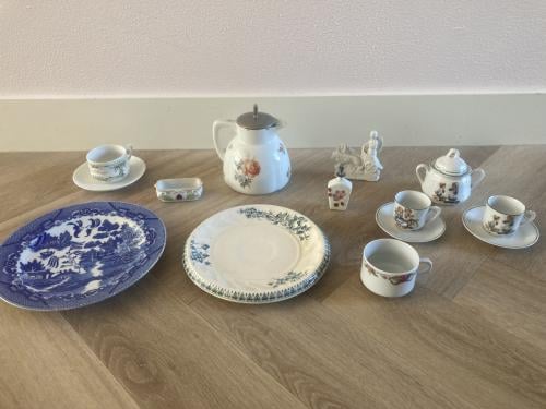 Setje porcelein diversen