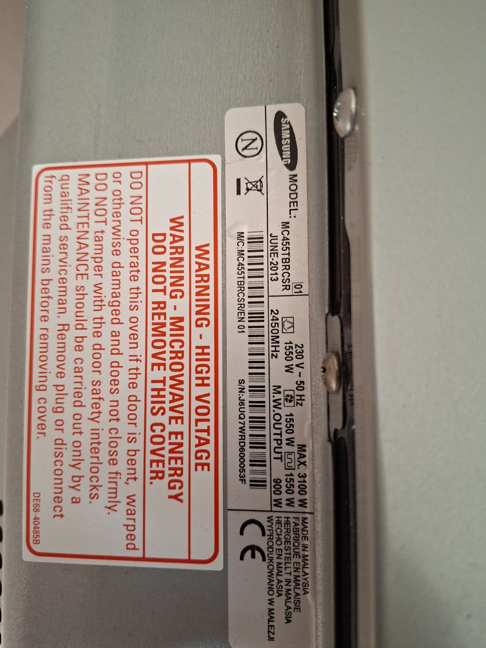 Samsung Combimagnetron