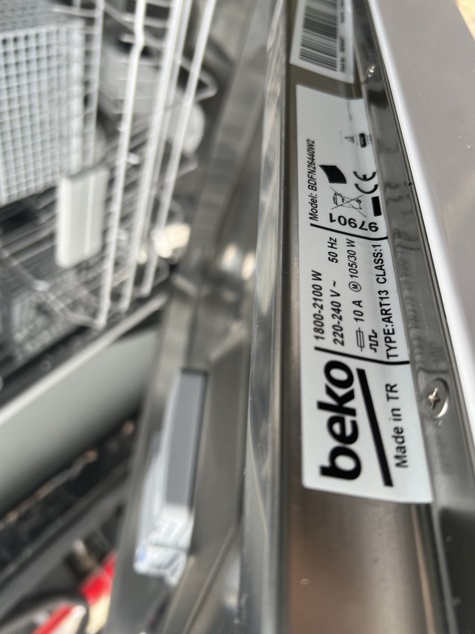 1 jaar oud Beko BDFN26440W2 Selective Line vrijstaand vaatwasser