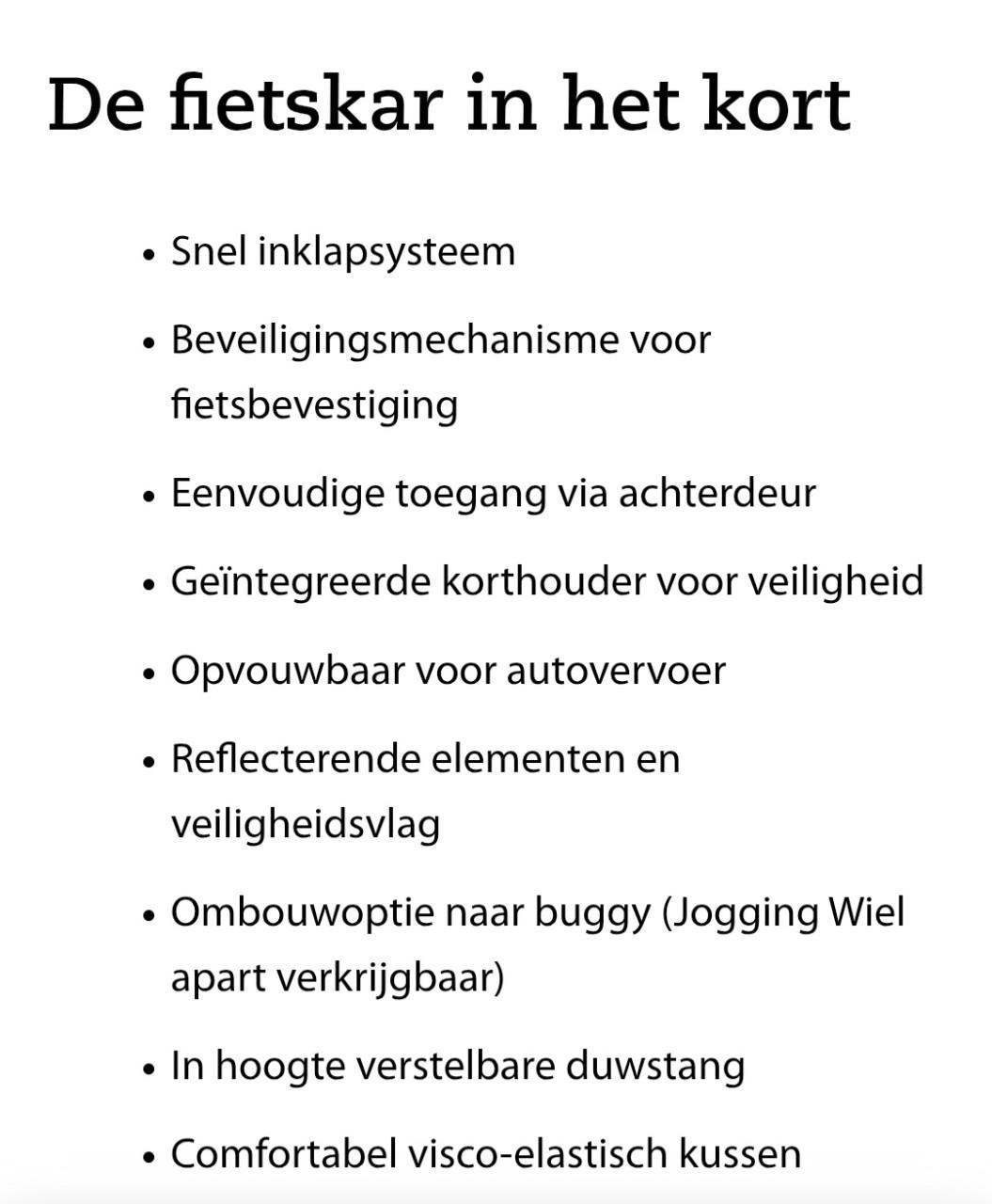 Hondenfietskar/buggy  small Trixie