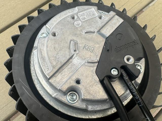 Voor revisie: motor voor DUCO ventilatorbox, ebm-papst R3G140‑AF17‑12