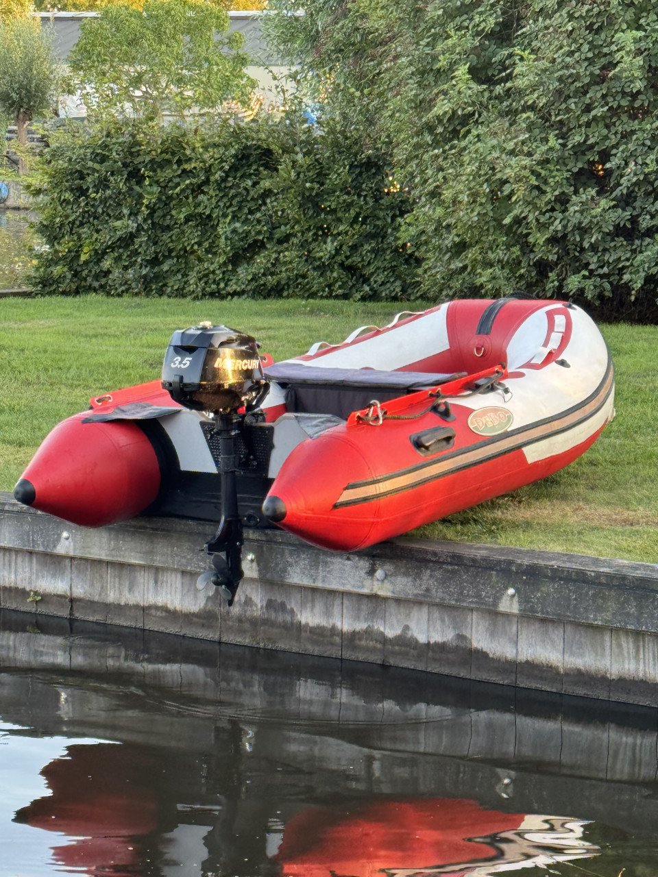 Debo rubberboot met Mercury 3,5 pk