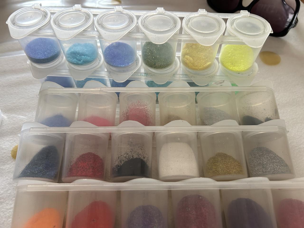 Glitter tattoo set