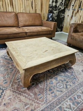 Teakhouten salontafel