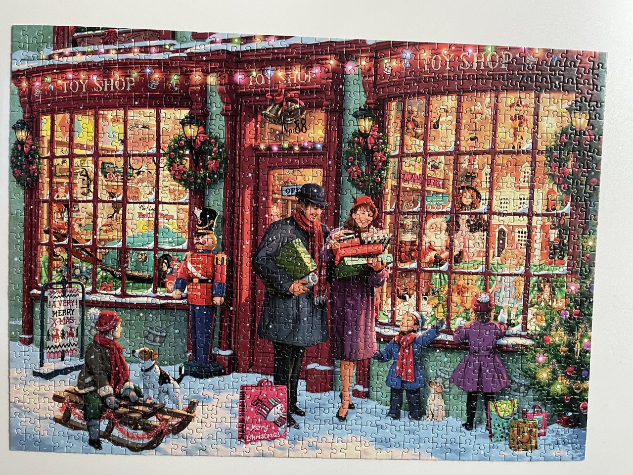 Puzzel Gibsons: Christmas toy shop G6252
