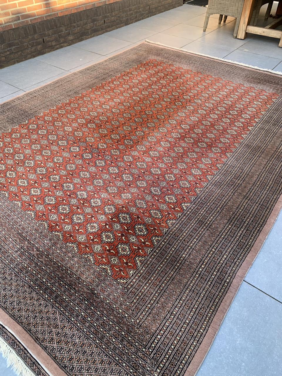 ❣️Prachtig Sfeervol Handgeknoopt Vintage Vloerkleed❣️347 bij 240 cm❣️