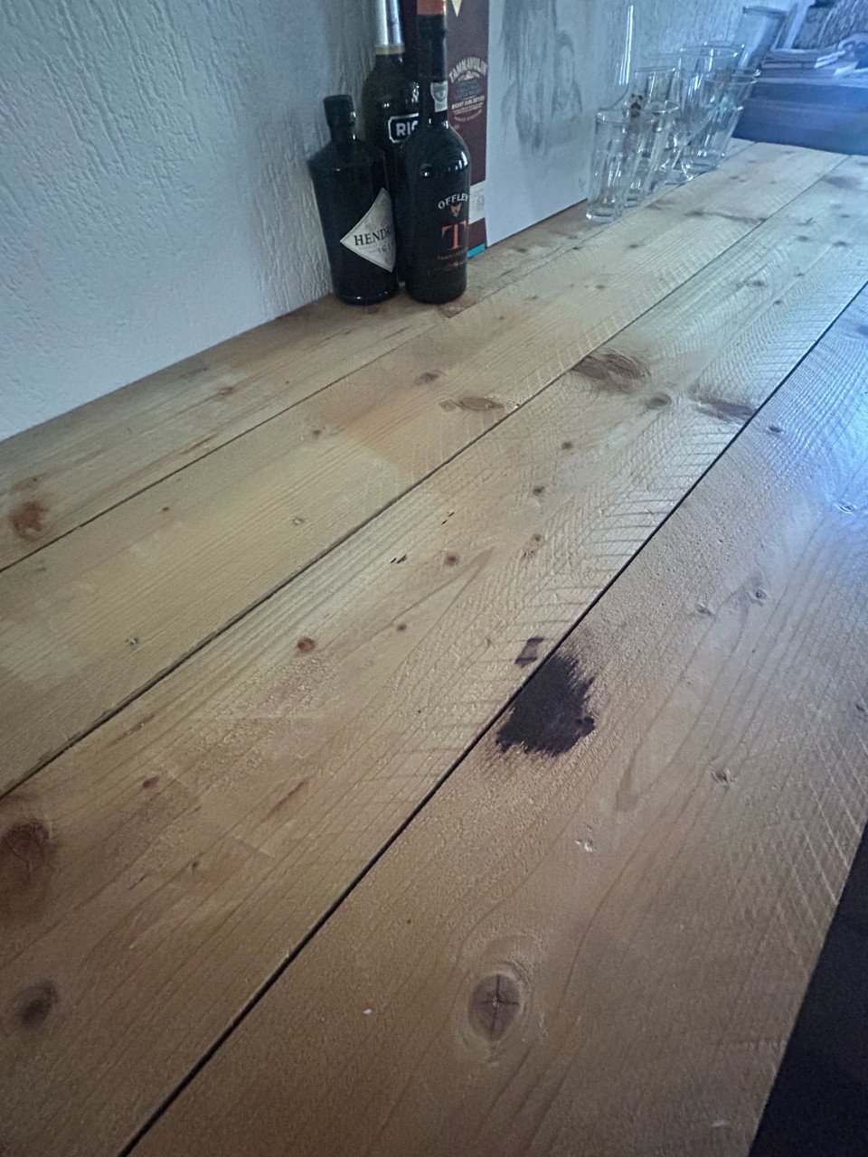 Steigerhouten bureau, oerdegelijk handgemaakt